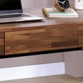 thumbnail image 4 of Furniture of America Riley Industrial Multi-Tone Desk in Oak Wood Finish and Sand Black, 4 of 6