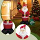 thumbnail image 1 of Decoración navideña inflable de Papá de 1,2 metros para exteriores con bolsa de regalo. Ideal para carnaval, jardín, césped o jardín delantero., 1 of 8