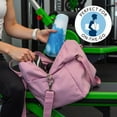 thumbnail image 5 of Blue White Marble Pattern Hot Yoga Mat Towel Non Slip for Hot Yoga - Quick-Drying Yoga Mat Cover with 4 Corner Pockets with Travel Bag - Hot Yoga Towel Non Slip 74"x26", 5 of 6