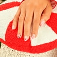 thumbnail image 4 of KISS imPRESS Holiday Press On Nails, ‘Be Merry’, Pink, Short Oval, 30 Count, 4 of 14