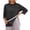 Black, variant on Shoulder Surgery Shirts for Women Long Sleeve Post Surgery Adaptive Clothing Tear Away Tops