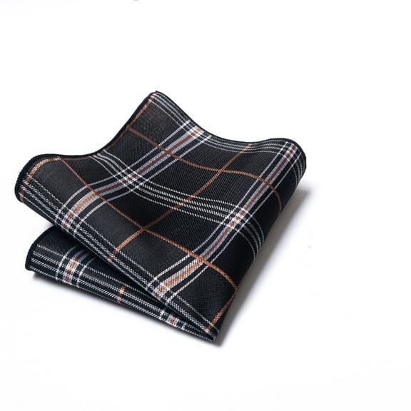 Zhuge Mens Silk Pocket Square Set Handkerchiefs-9*9inch，C39