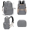 thumbnail image 5 of Mochila Kouxunt a cuadros para portátil de 15.6 pulgadas para mujeres y niñas, 5 of 5