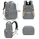 thumbnail image 5 of Mochila Kouxunt a cuadros para portátil de 15.6 pulgadas para mujeres y niñas, 5 of 5