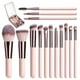 thumbnail image 1 of Juego de brochas de maquillaje de viaje con espejo de luz LED, correctores, sombras de ojos, juego de maquillaje, espejo de maquillaje plegable, mini espejos, juego de brochas de maquillaje, kit de br, 1 of 7