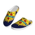 thumbnail image 2 of Disketp PLANETA EN FORMA DE PIZZA Women's Men's Slippers Plush Slip-On House Slipper for Winter Indoor Soft Cushion Non-slip Fluffy Slides Slippers-35/36, 2 of 7