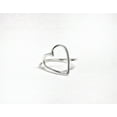 thumbnail image 2 of SS DESIGNS Big Heart Ring in Sterling Silver, Gold Fill, or Rose Gold Fill • Minimalist Wire Love Ring • Stackable Anniversary Gift Ring • Elegant Christmas Gift for Her, 2 of 4