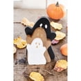 thumbnail image 2 of Wooden Ghost Decoration Set, Black/Natural/White, 3 Pieces, Halloween by Way To Celebrate, 2 of 5