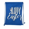 thumbnail image 2 of Easter Basket Backpack Bulk Cotton Drawstring Cinch Bags Easter Bunny Gift Bags - Peaking Bunny, 2 of 2
