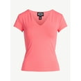 thumbnail image 5 of Scoop Women's and Women's Plus Ultimate Refined Contour V Neck Tee, Sizes XS-4X, 5 of 5
