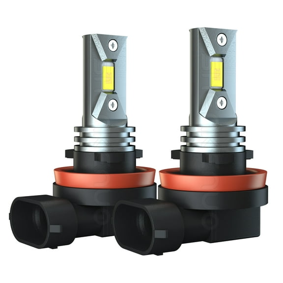 H11 LED Headlight Bulb, 80W 10000lm Per Set,300% Brighter, 6000K Cool White,High Low Beam H8 H9 H11 Headlight Bulb, Pack of 2