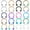 Style D, variant on Briana Williams  Septum Rings 16g Septum Jewelry Surgical Steel Septum Ring Hinged Seamless Horseshoe Septum Piercing