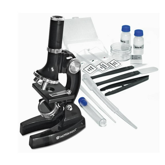 Smithsonian Child Optical Microscope Kit with 150x 450x 900x Magnification