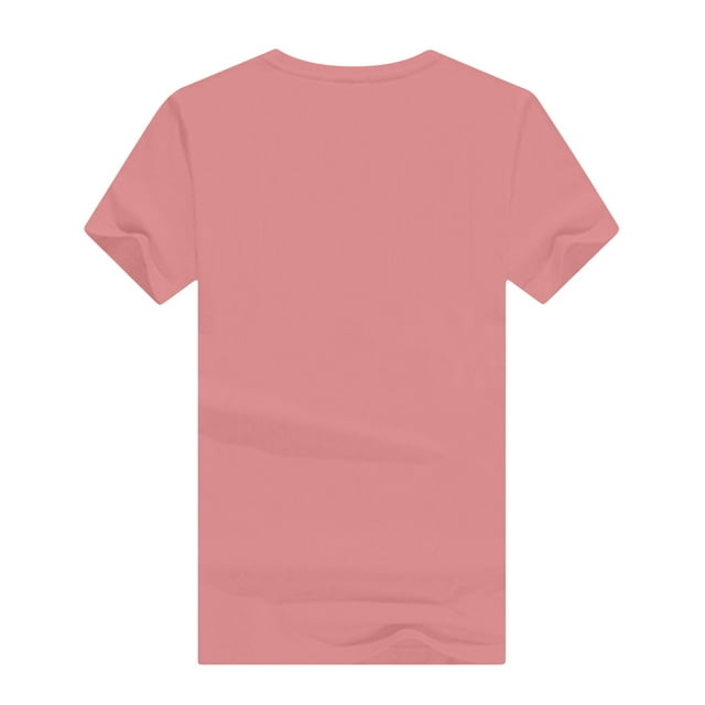 cfhntfmh Hauts Grande Taille pour Femmes Col Rond Manches Courtes Chemises Été Couleur Unie T-Shirts Basiques Amples
