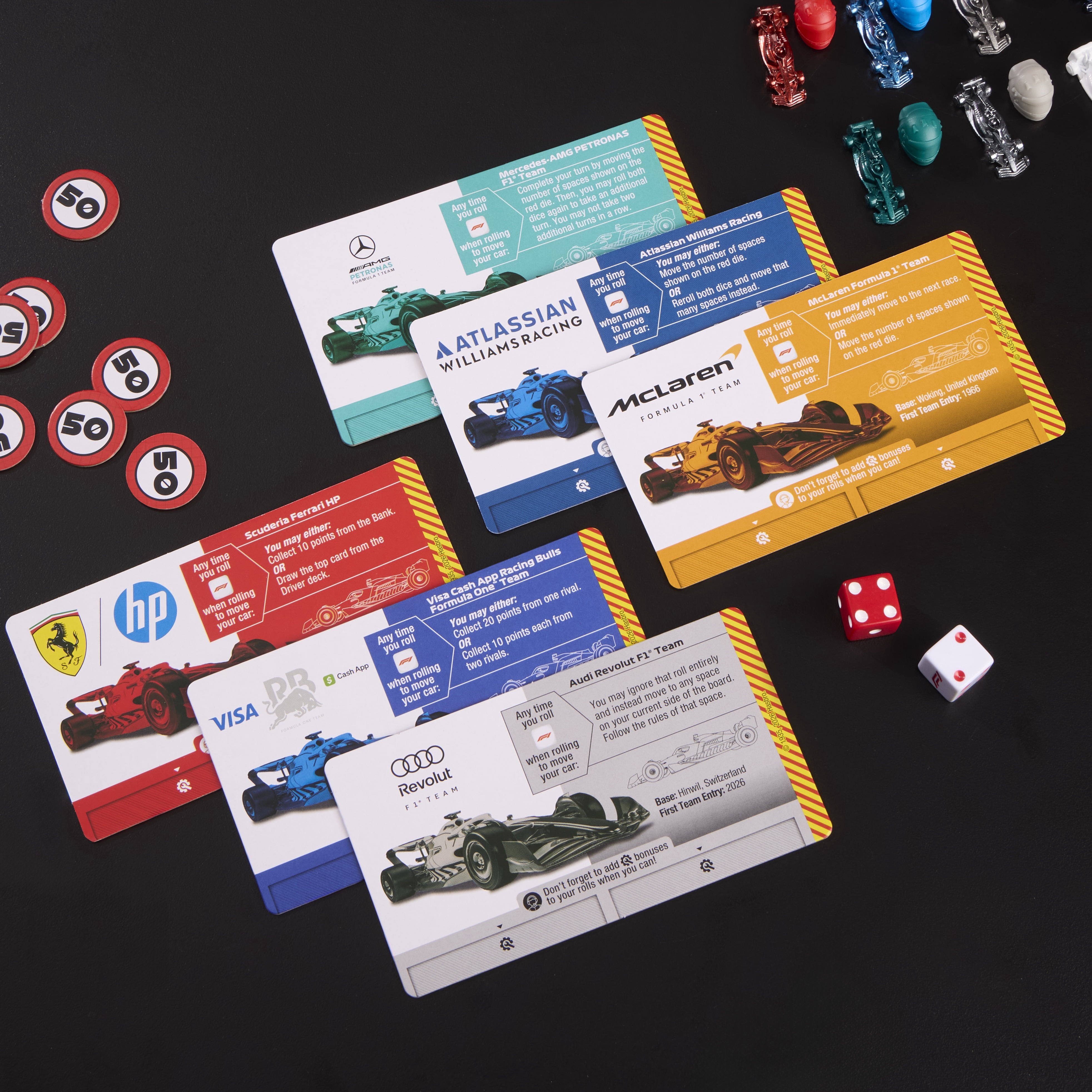 Monopoly F1 Edition Board Game, Officially Licensed FORMULA 1 Games for Kids & Adults, 8+