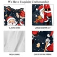thumbnail image 4 of luoweisi Men's Beach Shorts Quick Dry Swim Trunks with Mesh Lining Santa Claus 2XL, 4 of 5