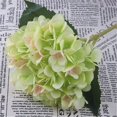 thumbnail image 2 of Artificial Flowers 3Pcs 16.4In Artificial Hydrangea Silk Bouquet Faux Hydrangea Stems for Wedding Centerpieces Decor (White 5) Artificial Flowers for Outdoors Artificial Flowers for Decoration, 2 of 2