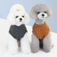 thumbnail image 2 of Frogued Winter Autumn Warm Dog Puppy Vest Sweater Knitted Clothes Pet Costume Apparel (Red,S), 2 of 13