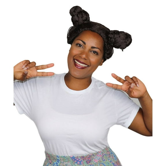 Womens Superhero Buns Wig | Brown TV/Movie Wigs | Premium Breathable Capless Cap