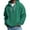 24# Dark Green, variant on Huankd Waffle Knit Hoodie Men Quarter Zip Casual Long Sleeve Oversized Pullover Sweatshirt with Pocket Soft Athletic Fall Royal Blue S