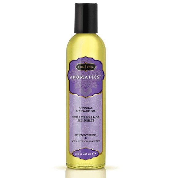 Aceite de masaje KAMA SUTRA Harmony Aromatics 240 ml con aceites esenciales