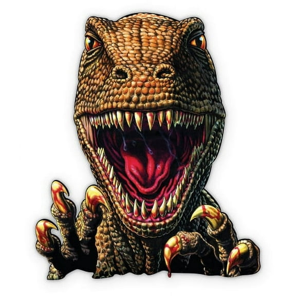 T-Rex - 3" Vinyl Sticker - For Car Laptop I-Pad Phone Helmet Hard Hat - Waterproof Decal