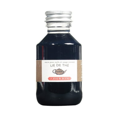 Herbin Fountain Pen Ink - 100ml Bottle - Lie de The
