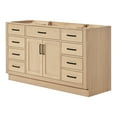 thumbnail image 4 of Ariel Hepburn 60 Inch Single Sink Base Cabinet In Oak, 4 of 10