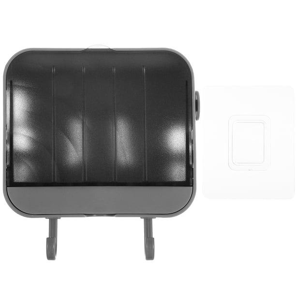 Caja de jabón para almacenamiento de cocina, soporte de pared para jabón, jabonera de pared para baño con tapa y gancho