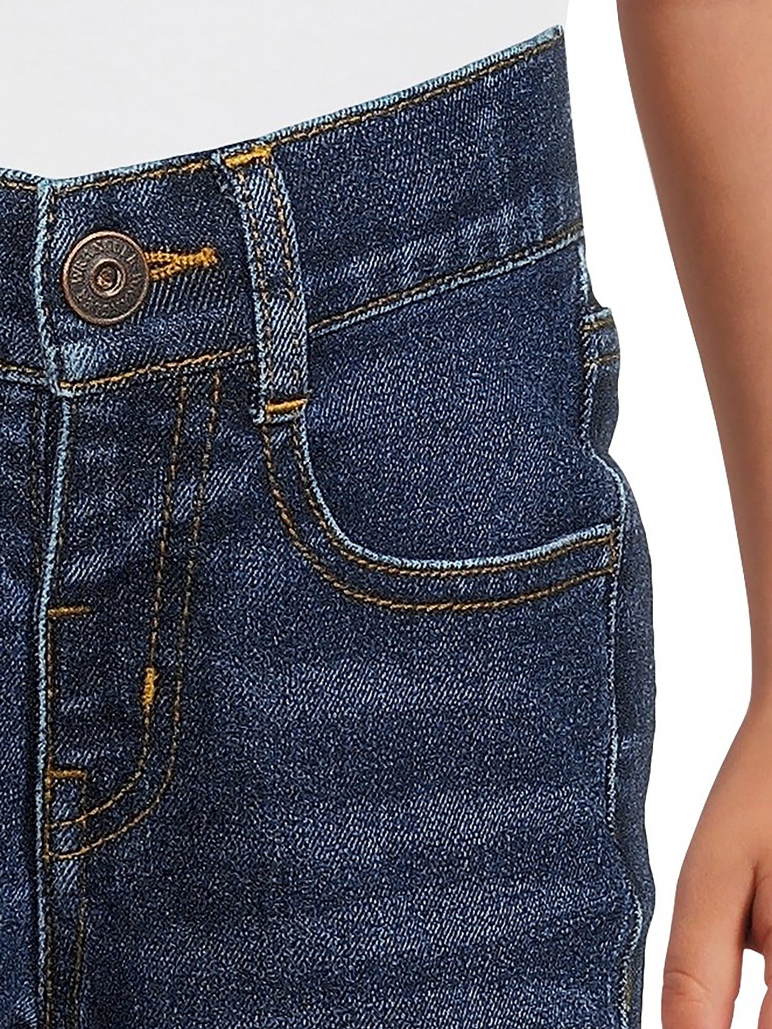 Wrangler Toddler Boy Pull-On Straight Leg Jeans, Sizes 12M-5T