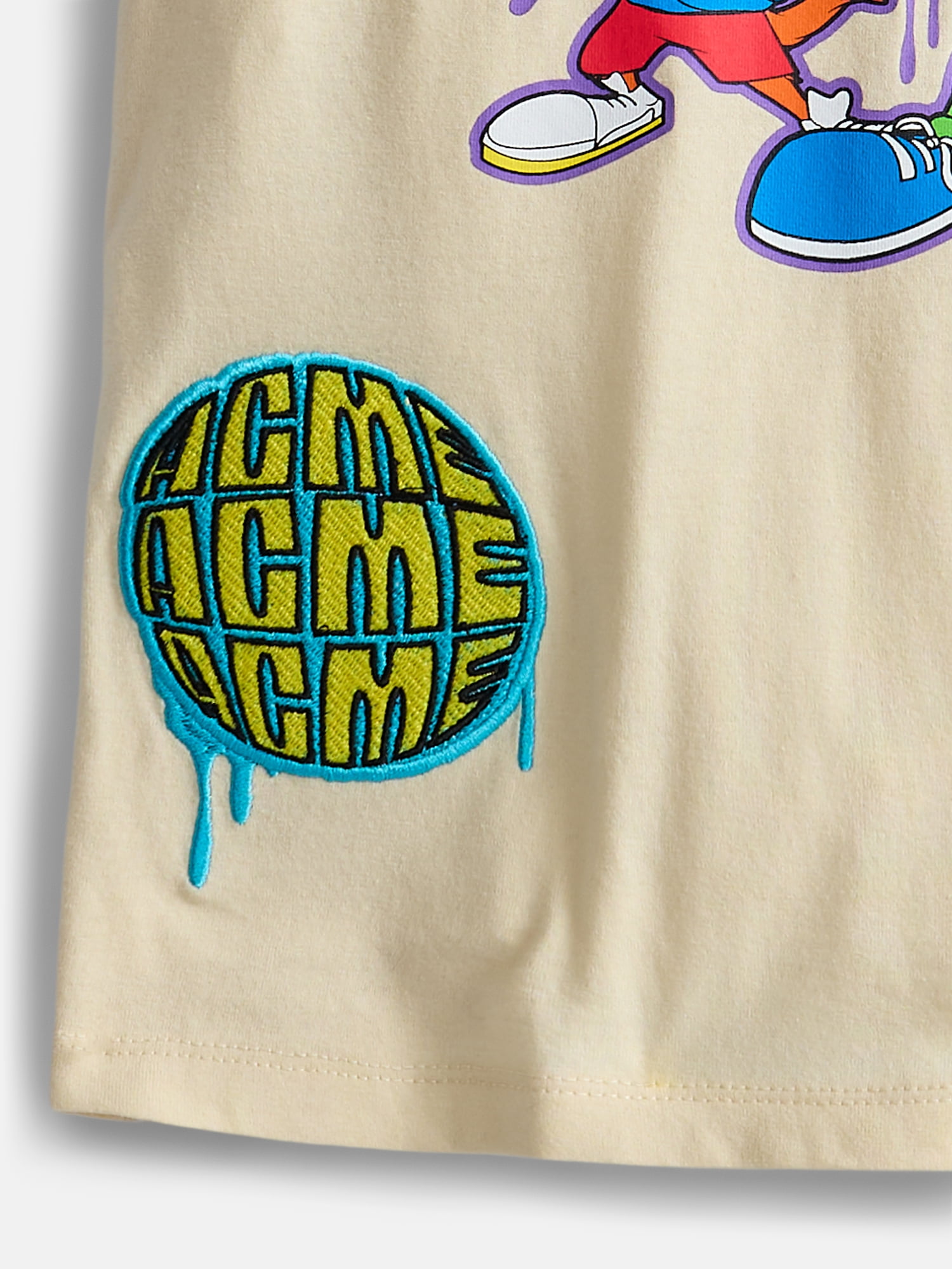 Looney Tunes Boys Neon Patch T-Shirt, Sizes 4/5-XXL18/20