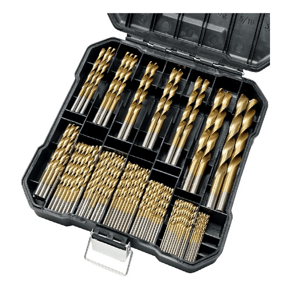 Juego De Brocas De Acero Rápido Para Metal Y Madera, 99 Pzs