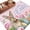 Light Blue Light Pink, variant on Area Rugs 2.7'x5', Spring Easter Bunny Carpet for Living Room Bedroom Dining Room, Pink Plaid Tulip Botanical Eggs Throw Kitchen Rugs Non Slip Washable Rectangle Indoor Outdoor Rugs