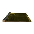 thumbnail image 2 of Ahgly Company Indoor Rectangle Abstract Yellow Modern Area Rugs, 5' x 7', 2 of 4
