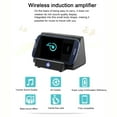 thumbnail image 6 of COFEST Wireless Induction Speaker Mobile Phone Holder Intelligent Resonance Wireless Phone Amplifier Sound Speaker， Hands-free Call， Ultra Long Battery Life Black, 6 of 7