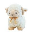 thumbnail image 2 of Cute Sheep Doll Plush Toy Scarf Sheep Doll Rag Doll, 2 of 8