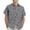 Gray, variant on Men's Casual Stylish Ink-Blot Texture Printed Shirt, Lapel Short Sleeve Button-Up Shirt with Artistic Blurry Print, Lightweight Comfortable Men's Fashion Tops for Daily Wear,Watermelon Red,M