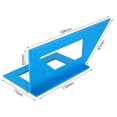 thumbnail image 3 of Woodworking Ruler Square 45 90 Degrees Metric Gauge Aluminum Alloy Marking Gauge Angle Edge Measuring Tool, 3 of 6