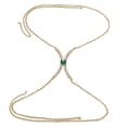 thumbnail image 1 of Cadena de Pecho de de de Imitación, Accesorios de de Moda Cadena de Ropa Interior Simple, Cadena de Cuerpo, Prom , Oro Sunnimix  Cadena de pecho, 1 of 8