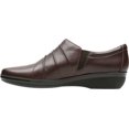 thumbnail image 4 of clarks women's everlay heidi slip-on loafer, dark brown leather, 8 n us, 4 of 8