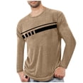 thumbnail image 1 of Blusas y camisas de manga larga con cuello redondo para hombre, deportivas, fitness, hogar, pijamas estampados, camiseta de manga larga con cuello redondo, blusa de poliéster para hombre, 1 of 3