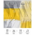 thumbnail image 5 of Yellow Grey Oil Painting Bed Skirt California King Size 16 Inch Drop, Modern Art Ombre Watercolor Wrap Around Dust Ruffle Bedskirts, Wrinkle & Fade Resistant Easy Fit Bedskirt with Adjustable Elastic, 5 of 8