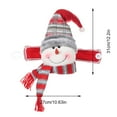 thumbnail image 3 of Christmas Curtain Buckles Curtain Tiebacks Xmas Window Decorations Holdbacks Cold Weather Curtains for Windows Lace Curtains 84 Pouces Long Extra Heavy Duty Shower Curt, 3 of 4