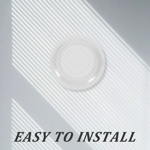 OATIPHO 5Pcs Easy Install White Plastic Air Conditioning Hole Covers Decorative Wall Plugs