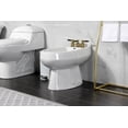 thumbnail image 2 of Kingston Brass KB6327DKL Kaiser Three-Handle Bidet Faucet, Brushed Brass, 2 of 5