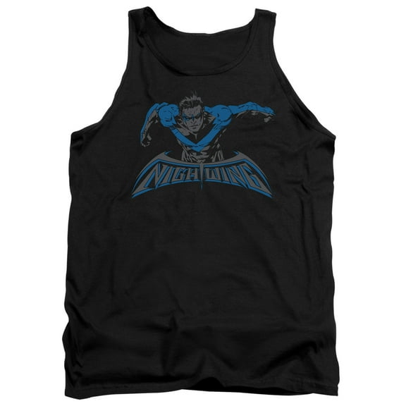 Batman Wing Of The Night Adult Tank Top Black