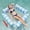 Light Blue, variant on 4 in 1 Ultra Lounge System Float, 4-in-1 Inflatable Water Hammock — Pool Floating Lounge Chair & Swimming Bed, Heavy Duty Beach Accessories Outdoor Games for Parties Summer Vacation