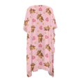 thumbnail image 2 of HELLHERO Little Cow Star Women's Swimsuit Coverups Polyester Short Sleeve Free Size Bathing Suit Cover Up for Wife, 2 of 6
