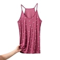 thumbnail image 2 of QSXADF Womens Sleeveless Pajama Top Summer Sleep Shirt Graphic Bow Modals Loose Camisole Women Summer Home Sleepwear Ladies Loungewear, 2 of 5