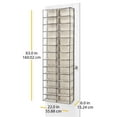 thumbnail image 7 of Whitmor 26-Section OTD Polycotton 13 Tiers Shoe Shelves - Espresso - 6" x 22" x 63", 7 of 7